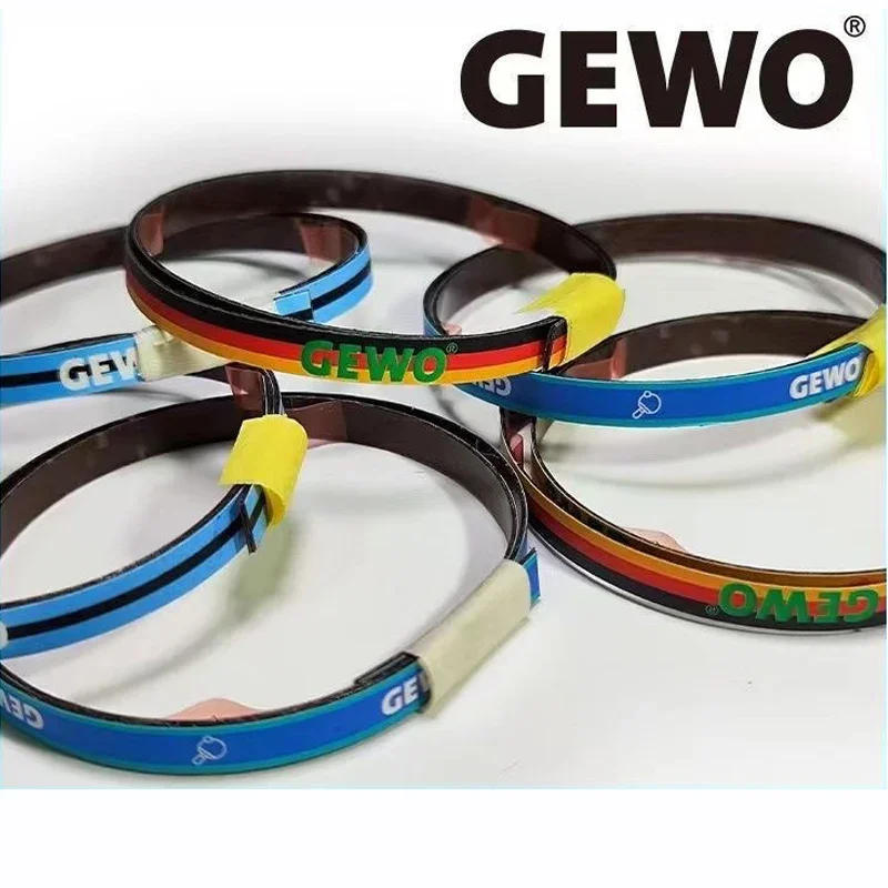 Description Picture 4 of itemOriginal GEWO Table Tennis Racket Carbon Edge Tape Ping Pong Bat Side Hard Protective Sponge Tape 6MM Carbon Edge Tape