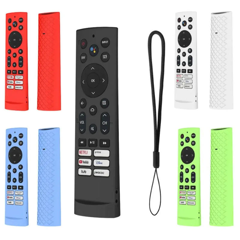Description Picture 2 of itemSilicone TV Remote Controller Cover Soft Shockproof Protective Case Washable Household Shell for Hisense ERF3F80H ZDB1210320
