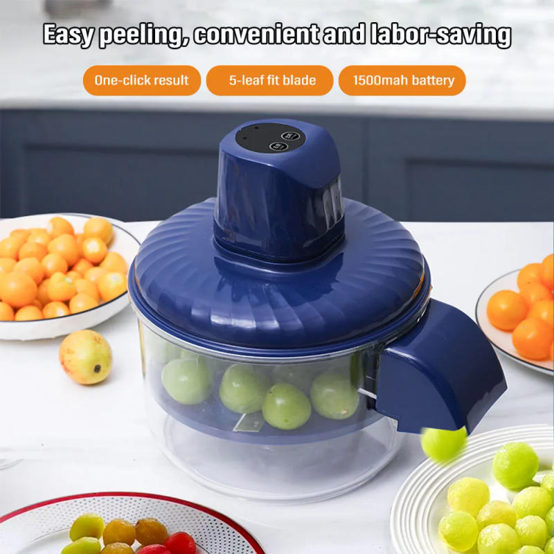 Description Picture 2 of itemAutomatic Fruit Peeler Intelligent Peeling Machine Portable Wireless Grape/tomato/Garlic Peeler for Home Fast Kitchen Supplies