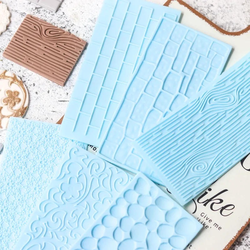 Description Picture 6 of itemPottery Texture Tool 2 PCS/SET Sculpture Model DIY Bark/Pebble/Wall/Floral Clay Printing Stencil Ceramic Relief Clay Stamp Tool