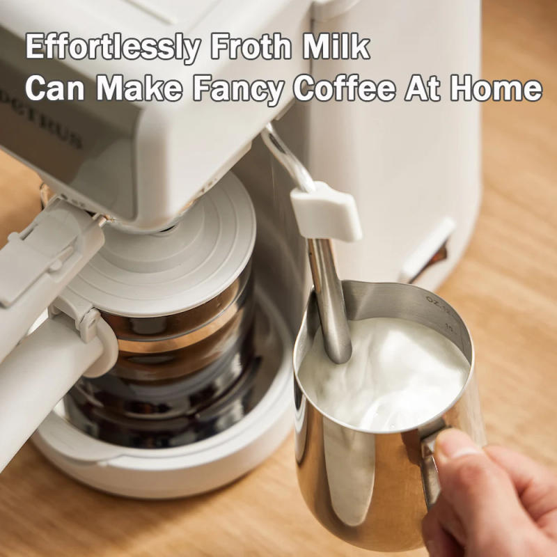 Description Picture 4 of itemPetrus Espresso Coffee Machine Mini 5 Bar With Fancy Milk Function Latte Cappuccino For Beginners