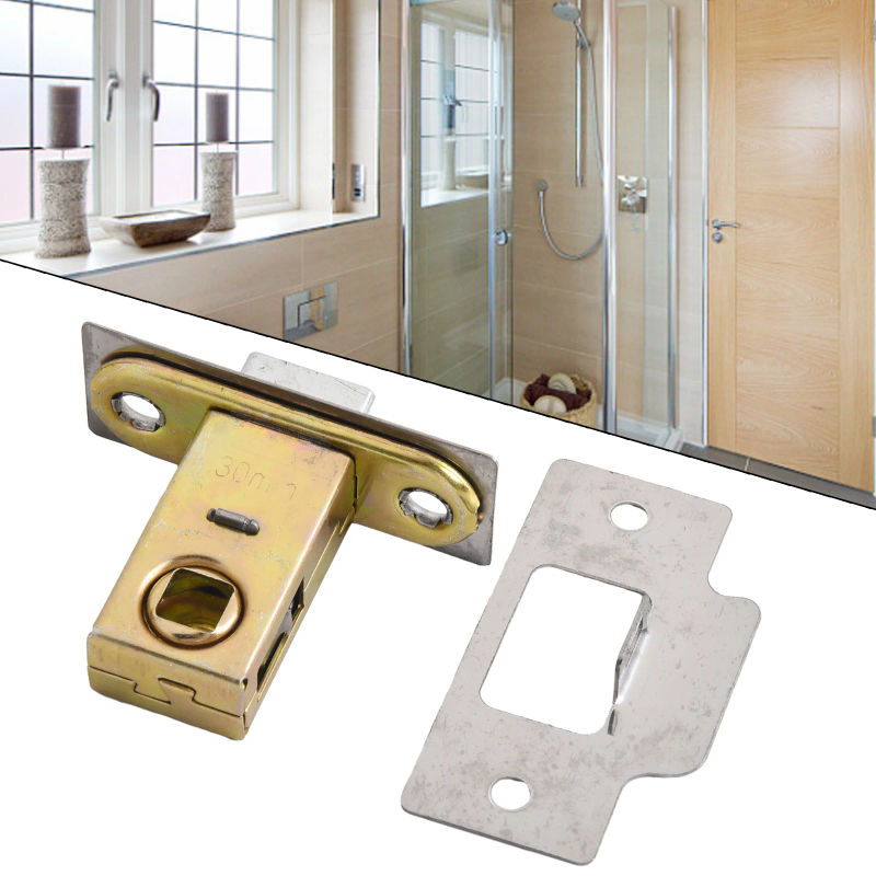 Description Picture 5 of itemMortice Door Tubular Latch Internal Bolt Facility Sprung Catch Flat 30mm 35mm 40mm 45mm For Internal Doors Lock Mechanisms