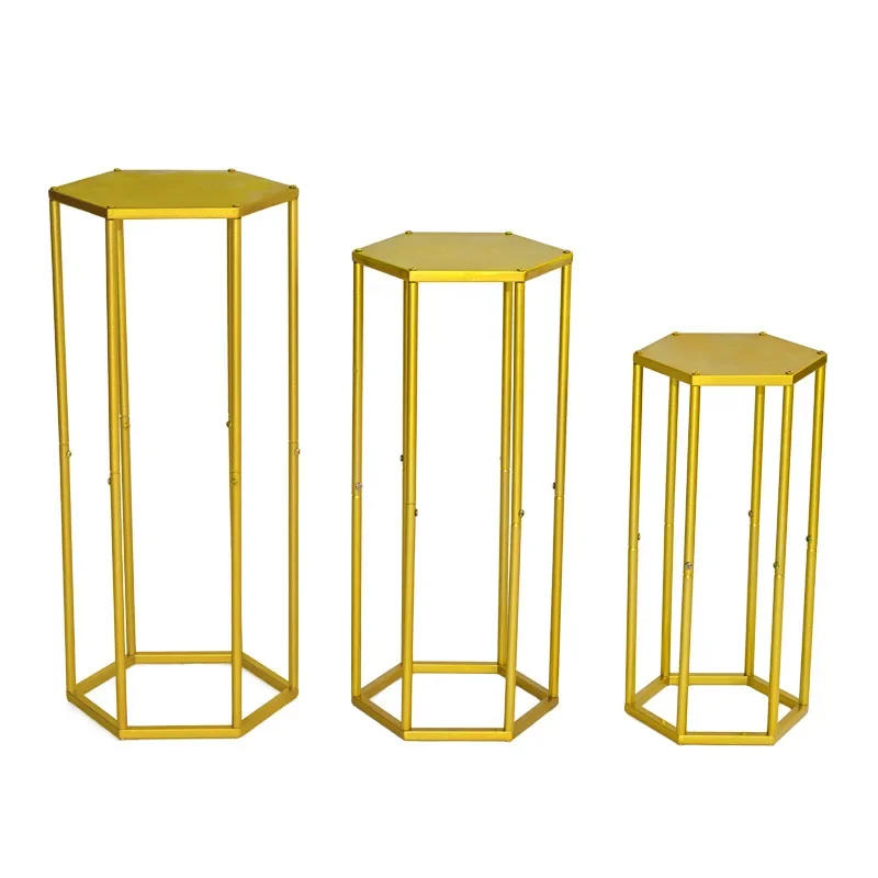 Description Picture 6 of itemSet of Cake Table Cylinders Pedestal Stands for Event & Party kids' birthday home wedding Decoration Made of High Quality Metal