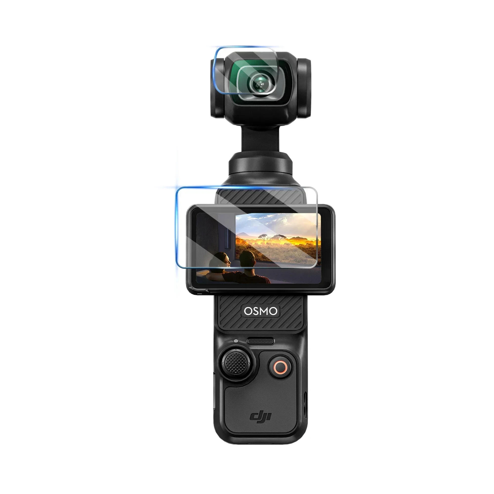 Description Picture 3 of itemCamera Accessories Hard Glass Film Lens LCD Display Screen Protector Full Cover For DJI OSMO Pocket 3 Handheld Gimbal Action