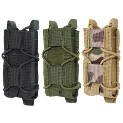 Tactical Magazine Pouch 9MM Pistol Single Mag Bag Molle Flashlight Torch Holder Pouches Hunting Knife Holster Shooting Airsoft