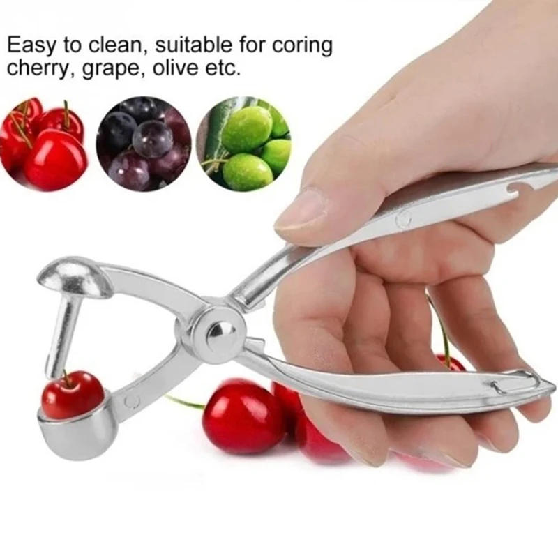 Description Picture 2 of item1pcs Cherry Fruit Kitchen Pitter Remover Olive Corer Remove Pit Tool Seed Gadge Fruit and Vegetable Kitchen Tools Nutcracker