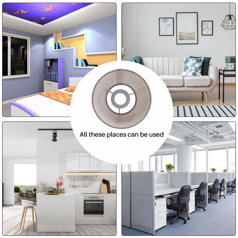 Description Picture 5 of itemSmall Lamp Shade Cloth Lamp Cover Chandelier Lamp Dust Cover Fabric Lamp Accessory For Table Lamp And Floor Light