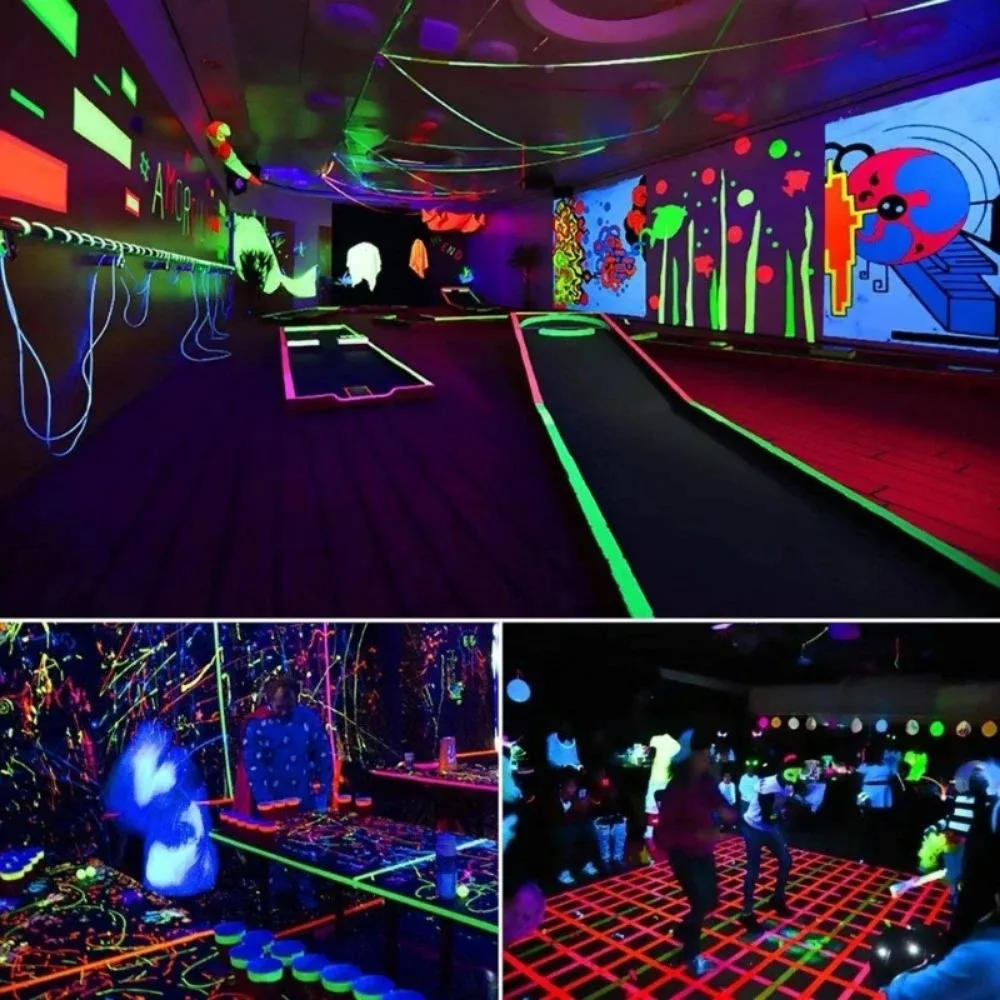 Description Picture 6 of itemFiber Tape Glow in the Dark Mark Props High Viscosity and Wear Resistance Stage UV Fluorescence Adhesives Sealers Hardware Home