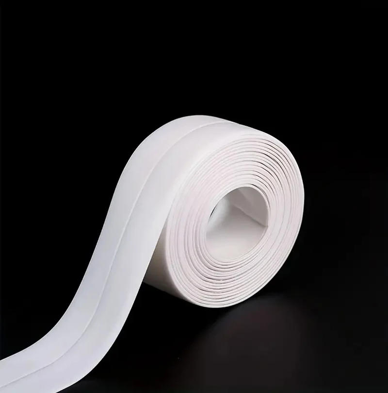 Description Picture 2 of item1m/3.2m PVC Waterproof Sealing Tape for Bathroom Sink, Shower, Bathtub and Toilet - Self Adhesive Wall Sticker