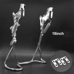 14/16/18 Inch Bicycle Drop Stand Bike Cruiser Rear Kickstand Black Beach Bike Cruiser Double Leg Parking Rack Cycling Accessory