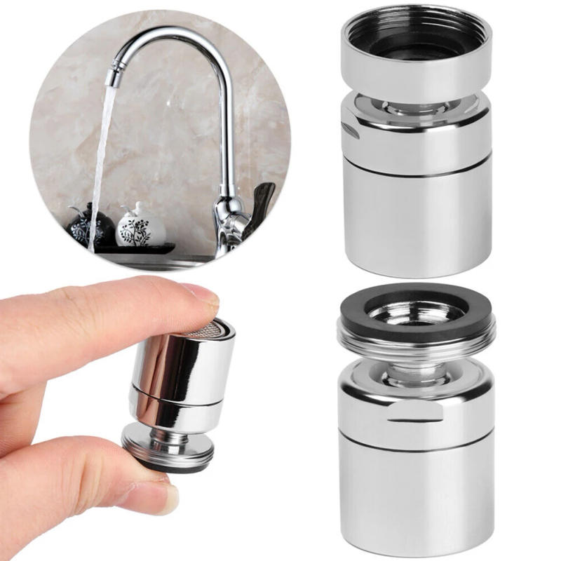 Description Picture 2 of itemBathroom Faucet Aerator Sprayer Head 360 Degree Swivel Tap Nozzle Splash-Proof Bubbler Kitchen Saving Water Nozzle