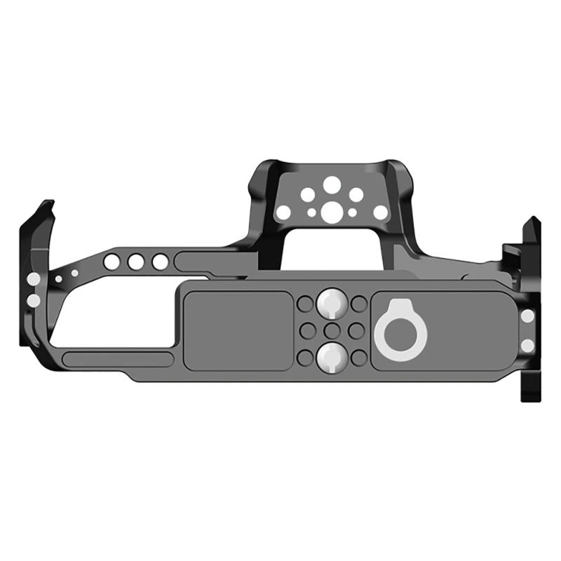 Description Picture 2 of itemCamera Cage for BMPCC 6K Pro with Cold Shoe Mount 1/4 3/8 Screw Hole Expansio for Blackmagic Pocket Cinema Camera 6K Pro DSLR