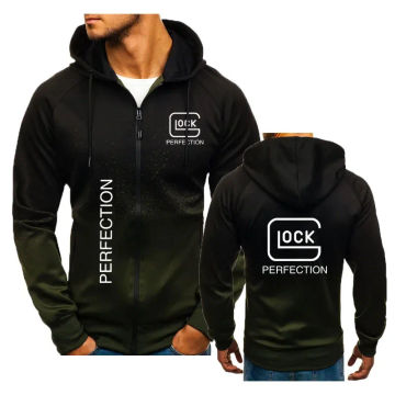 2024 Men's hoodie Jacket top Glock Perfection Shooting Printed Fashion New Casual sportswear Hip hop trend men's Sweatshirt