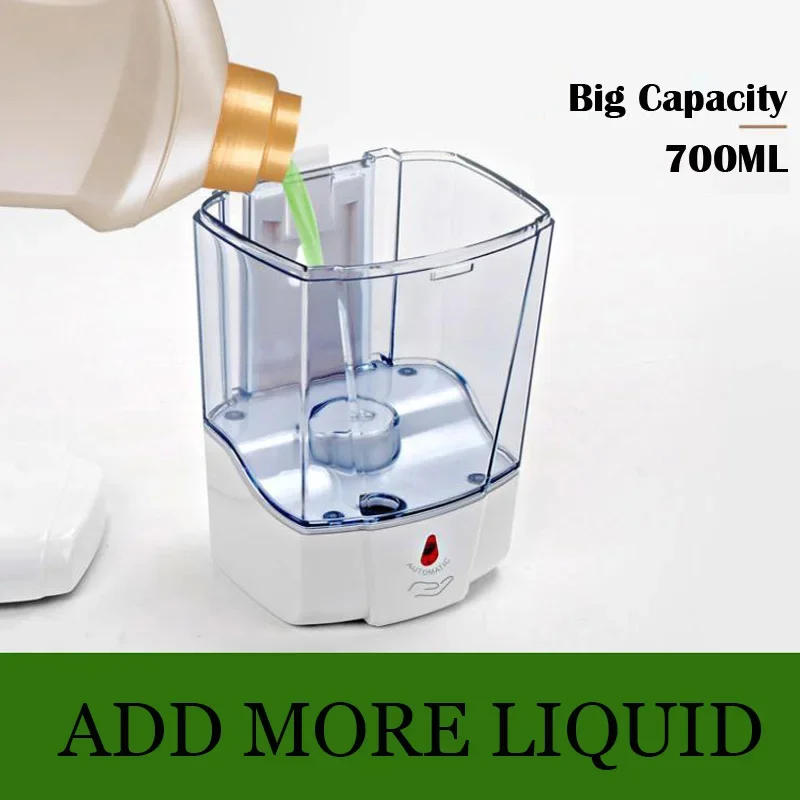 Description Picture 6 of itemAutomatic Liquid Soap Dispenser Touchless Sensor Bathroom Smart Soap Machine 700ML Electric LiquidSoap Dispenser Pump Container