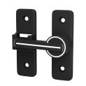 Luminous Sliding Barn Door Latch 90 Degree Flip Door Latch Heavy Duty Safety Door Bolt Latch Lock for Bathroom Garage Window