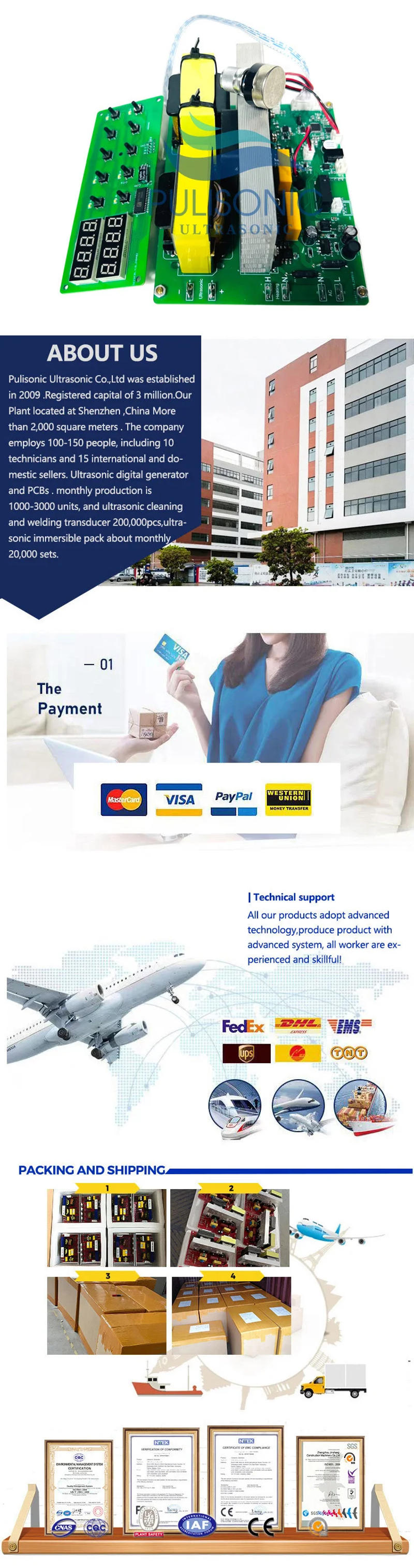 Description Picture 3 of item28khz-40khz 900W Digital Display Ultrasonic Generator Circuit Board For Ultrasonic Cleaner And Dish Washing Machine