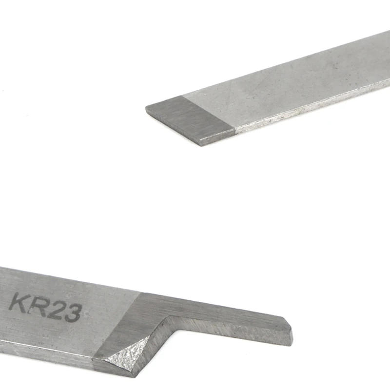 Description Picture 4 of item2PCS Overlock Sewing Machine KR23 KR35 Upper Down Knife Blade Tungsten Steel For Siruba Pegasus Sewing Machines Accessories