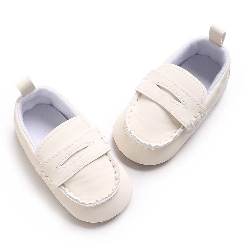 Description Picture 6 of itemSolid Color Baby Casual Soft Soled Walking Shoes Suitable For 0-1 Year Old Infants And Toddlers Bean Shoes And Forefoot Shoes