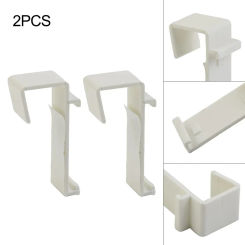 20pcs Curtain Special Hook Accessories Rolling Curtain Bracket Sliding Curtain Hooks For Home Double Roller Blind Clamp
