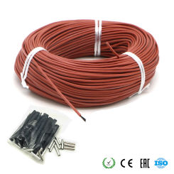 MINCO HEAT 10 to 100 Meters carbon fiber heating cable Infrared Warm Floor Cable 12K 33ohm/m Electric Carbon Heating Wires