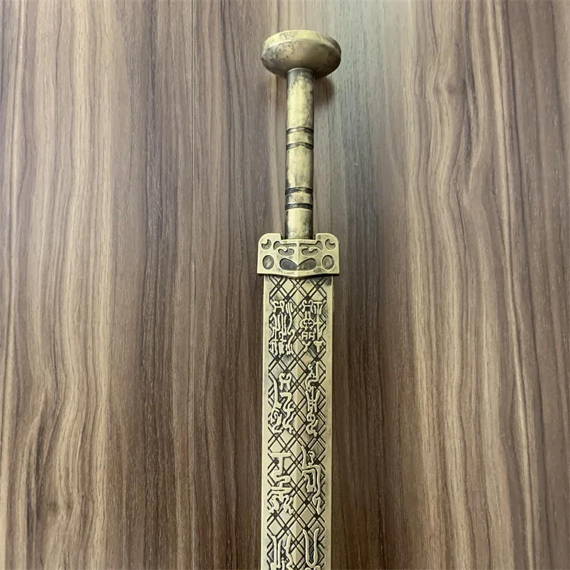 Description Picture 4 of itemNew Chinese Ancient Sword Silver Ver. King of Yue State Dynasty Sword Weapon Role Playing Model Toys Knife Cosplay 1:1 Safety