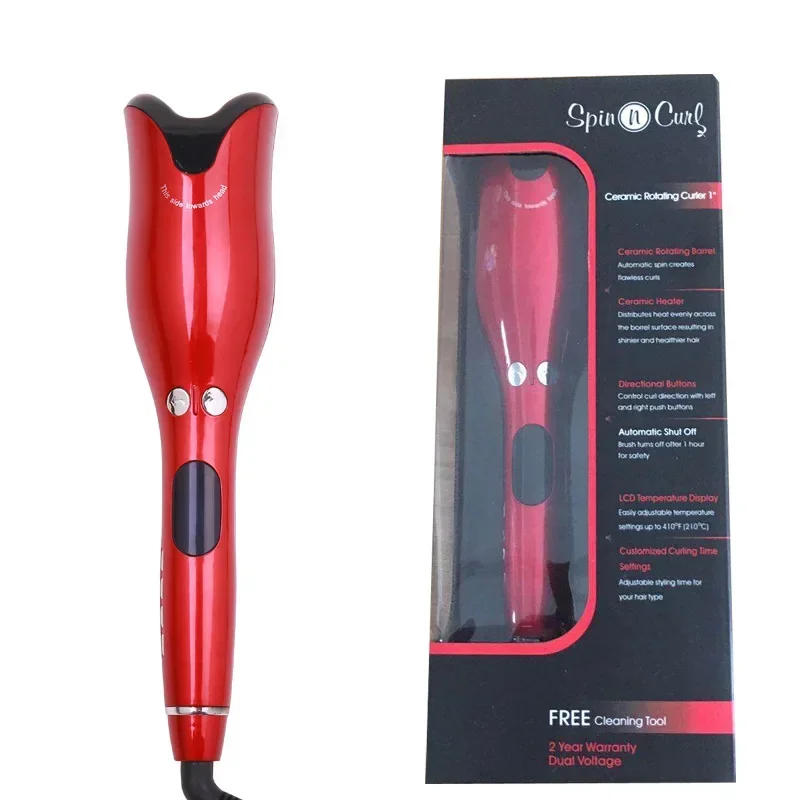 Description Picture 3 of itemMulti-Automatic Hair Curler Hair Curling Iron LCD Ceramic Rotating Waver Magic Curling Wand Irons Styling Tools