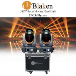 No Tax 2Pcs  380W 19R Beam Moving Head Lighting High Power With 1Pcs Flycase For Wedding Concert Disco Stage Lighting Equipment