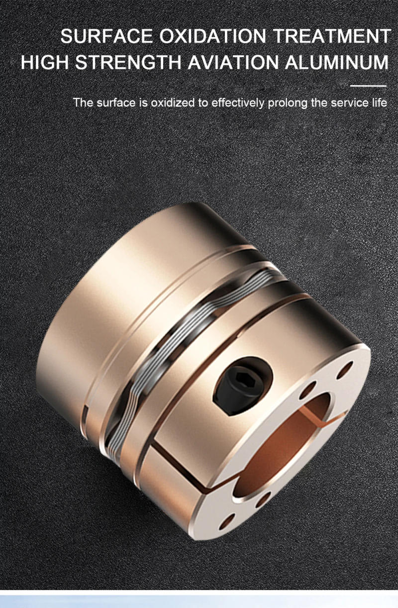 Description Picture 5 of itemCloweit Servo Motor Flexible Diaphragm Coupling D87 L68 High Torque 8 Screws Disc Shaft Coupler 20-45mm