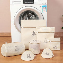 1Pcs Mesh Laundry Bag Laundry Wash Bags Coarse Net Laundry Basket Laundry Bags for Washing Machines Bra Underwear Socks Bag