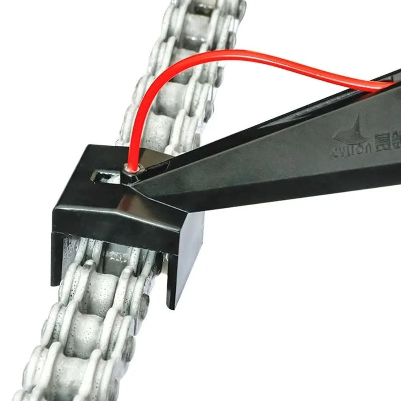 Description Picture 3 of itemBike Motorcycle Chain Lube Oiler Tool Mess-Free Chain Wax Chain Cleaner Attachment Lubricant Straw Holder Positioner Appli Tool