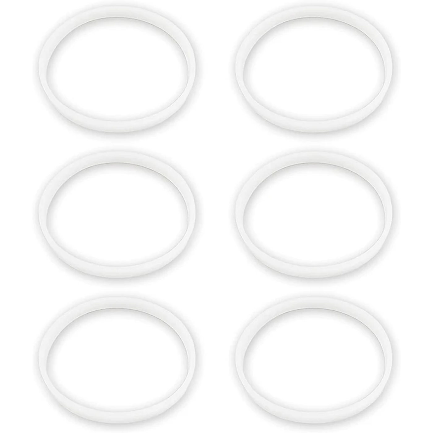 Description Picture 4 of item6 Pack Rubber Gaskets Replacement Seal White O-Ring For Ninja Juicer Blender Cups Replacement Parts Seals BL770