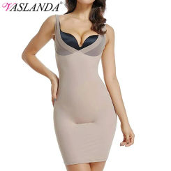 Vaslanda Shaperwear Seamless Full Slips Under Dresses Tummy Control Underskirts Slimming Underwear Smooth Camisole Body Shaper