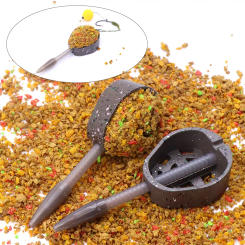 25g/35g Carp Fishing Tools Method Feeder Fishing Bait Cage Boilie Alloy Mold For Hair Carp Rig Fishing Accessories Tackle