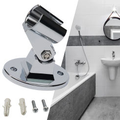Brand New Shower Bracket Shower Holder Shower Fixed Base Shower Head Bracket The Adjustable Function Wall Mount Design