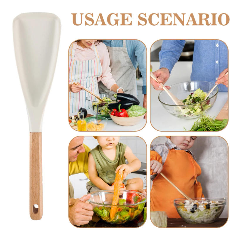 Description Picture 6 of itemMulti-Function Spatula Spoon,Silicone Cooking Utensils,Reusable Serving Spoon,Heat Resistant Food Safe Cookwares For Kitchen