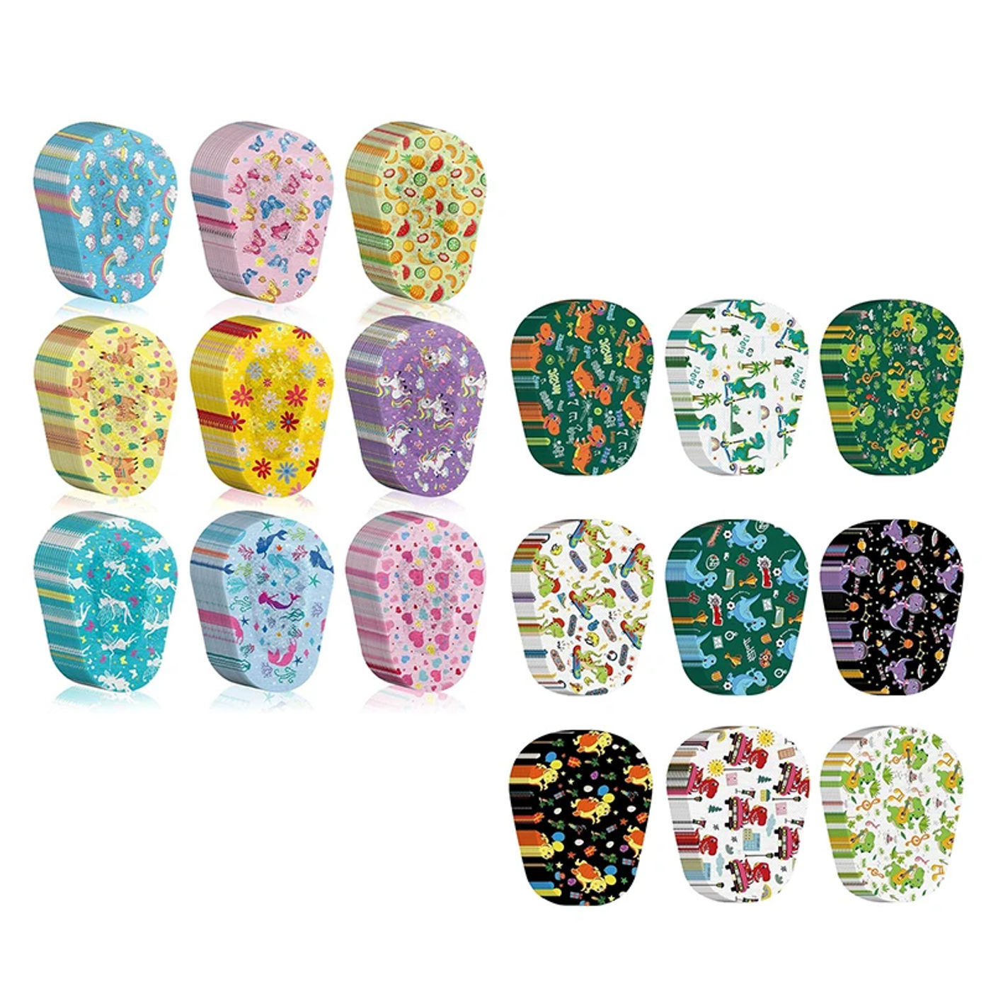 Description Picture 5 of item8/9Pcs Cartoon Lazy Eye Patch Adhesive Nonwovens Eye Patches Bandage For Kids Girls Boys For Amblyopia Lazy Eye Protect Eyesight