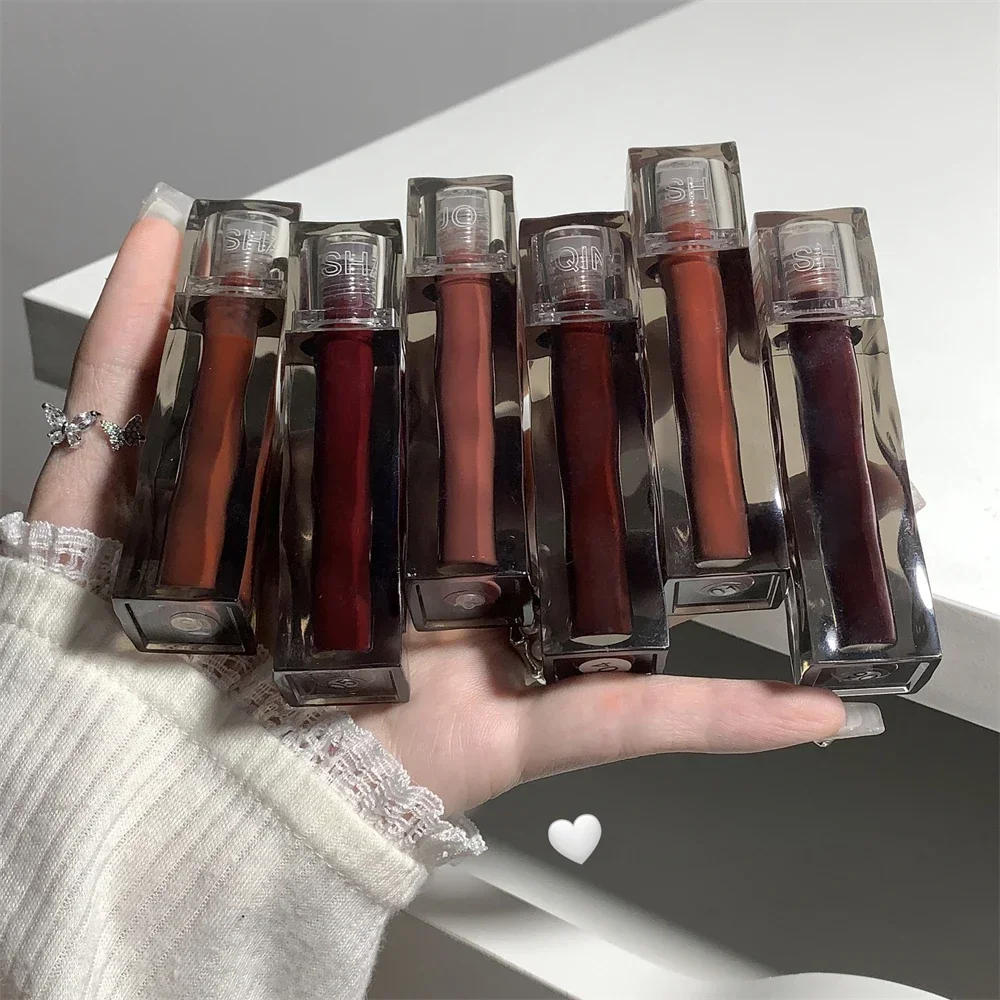 Description Picture 2 of item6 Color Mirror Dyeing Lip Gloss Moisturizer Liquid Lipstick Waterproof Long Lasting Pink Lip Tint Korean Natural Makeup Cosmetic