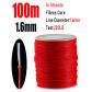 Fibre 1.6mm Red