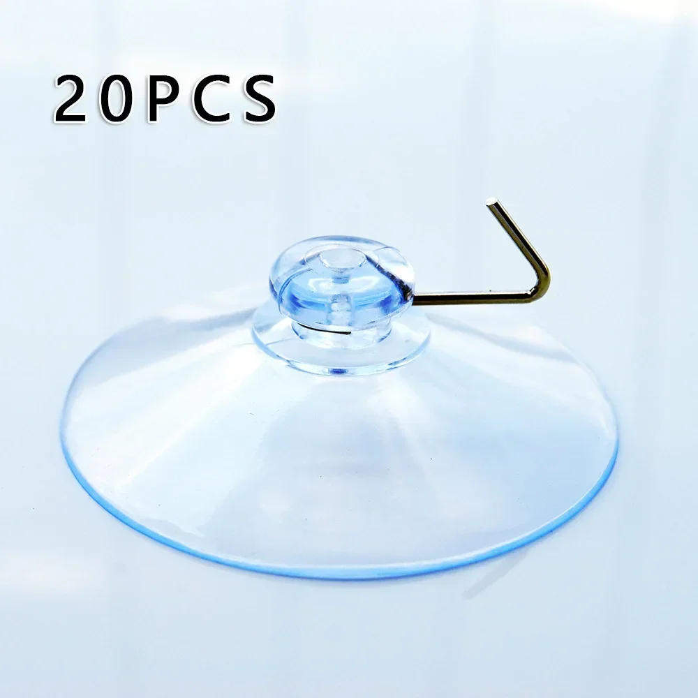 Description Picture 3 of item20pcs/set Casement Suction Cups With Metal Hook Hanger Hanging Hook Sucker Cups Door Wall Hangers Hooks Suction Heavy Load USEFU