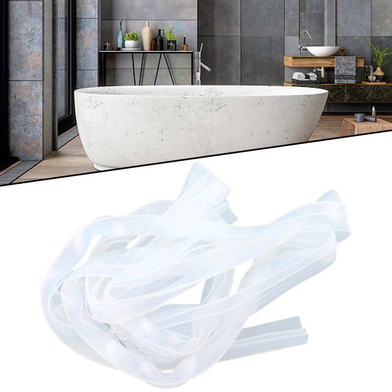 Description Picture 5 of item1Pc F-Shaped Seal Strip Bath Shower Screen Door Waterproof Strip Rubber 2m Length 6mm Width For Shower Sliding Glass Door