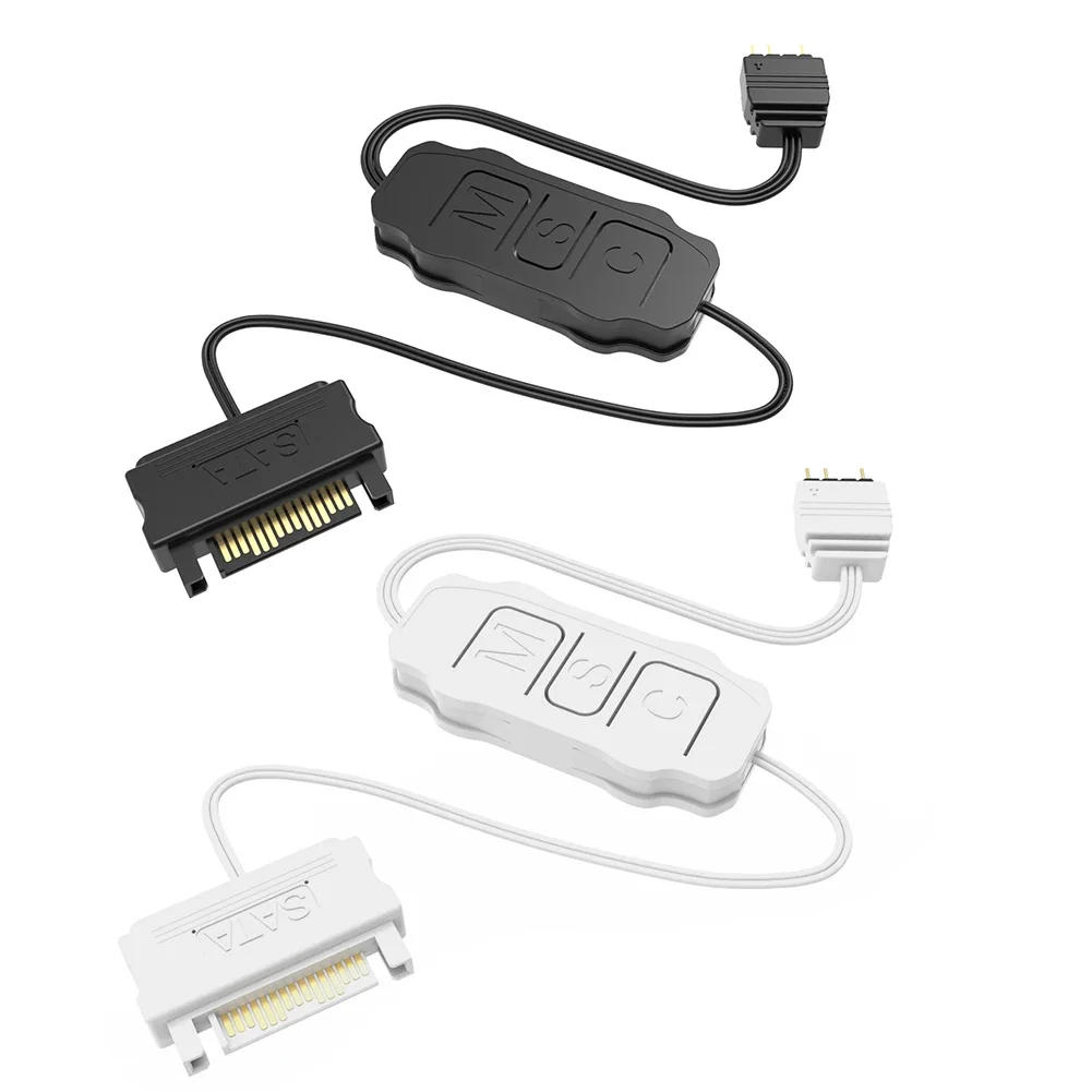 Description Picture 5 of item5V 3PIN ARGB Controller ARGB 5V 3PIN To SATA ARGB Sync Adapter Controller Interface Extension Cable For Cooling Fan Light Strip