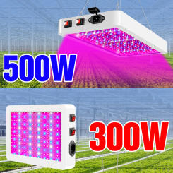 500W 300W LED Grow Light Full Spectrum Plants Lamp Greenhouse Tent Growbox Indoor Flower Seeds Vegetable Hydroponics Cultivation