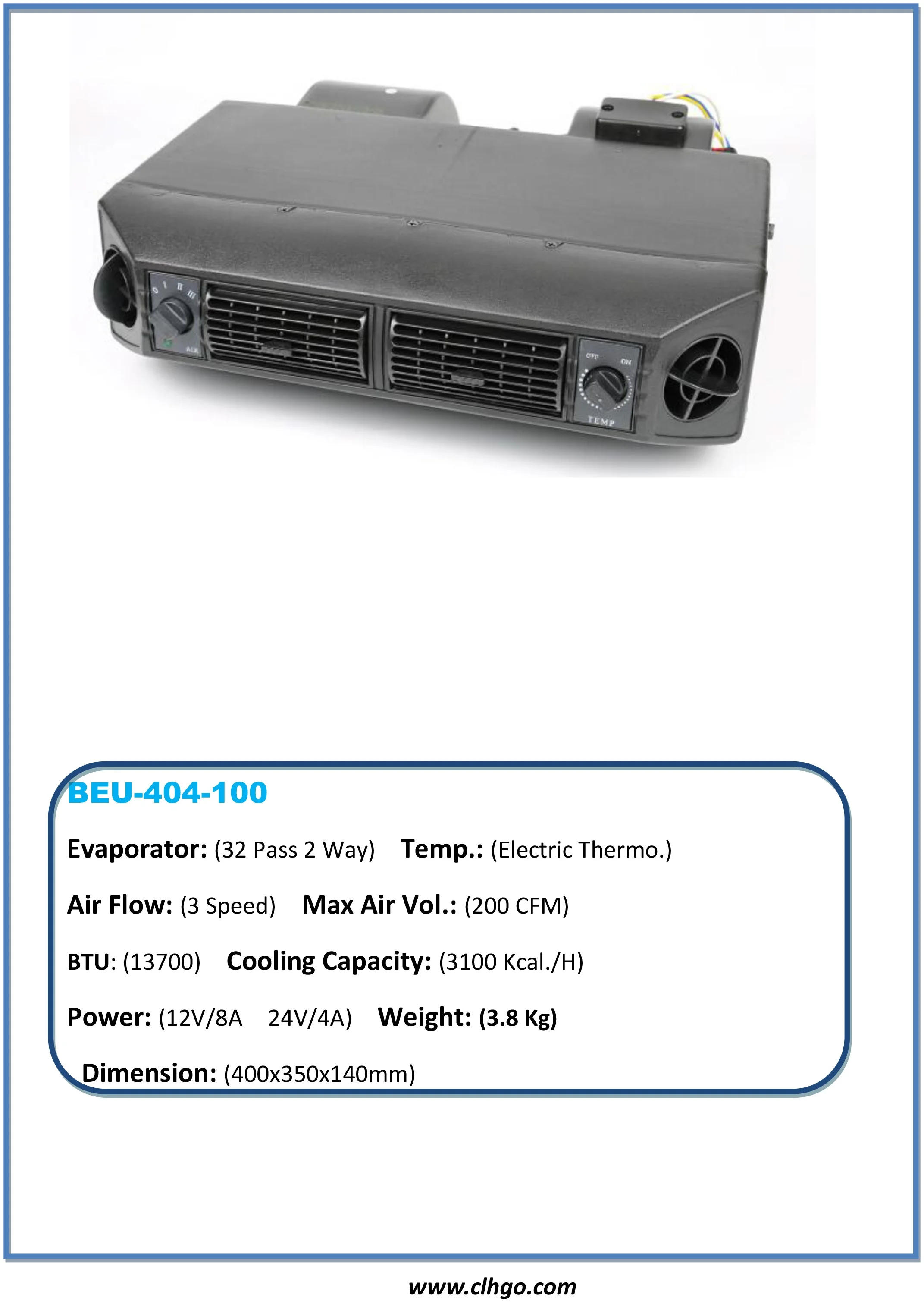 Description Picture 4 of itemUnder dash car vehicle universal electric ac compressor kit 12v air conditioner