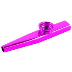 Kazoo Purple Aluminum Alloy with Membrane Flute Diaphragm Mouth Kazoos Musical Instruments