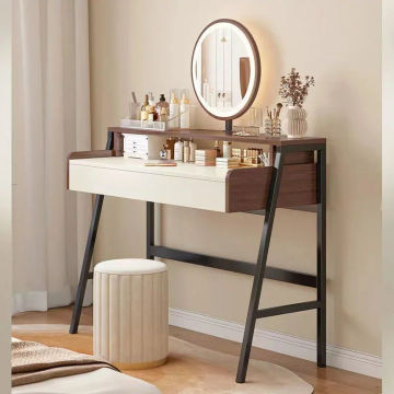 Bedroom Modern Minimalist Dressing Table Bedroom Modern Minimalist Cream Wind Makeup Table Small New Small Dressing Table