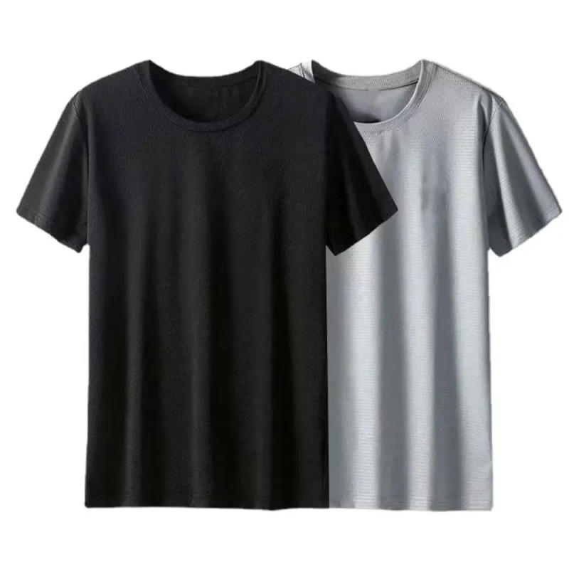 Description Picture 5 of itemFashion Round Neck Quick Dry T Shirts Simple Thin Short Sleeve T-shirt Loose Bottoming Shirt Basic T-shirt for Men All-match