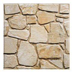 10pcs 3D Self-adhesive Faux Stone Wall Panel 3D Peel and Stick Wall Tile Sticker Kitchen Tile Backsplash 30 X 30cm