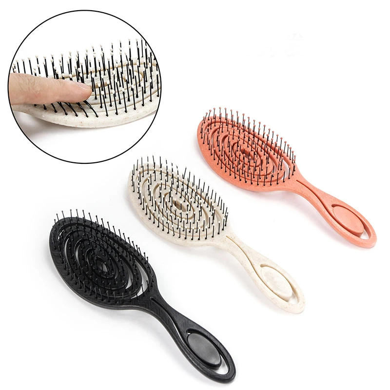 Description Picture 4 of itemPortable Relaxing Elastic Massage Comb Hair Brush Massage Brush Brushes Head Combs Scalp Massage Brush Wet And Wavy Bundl