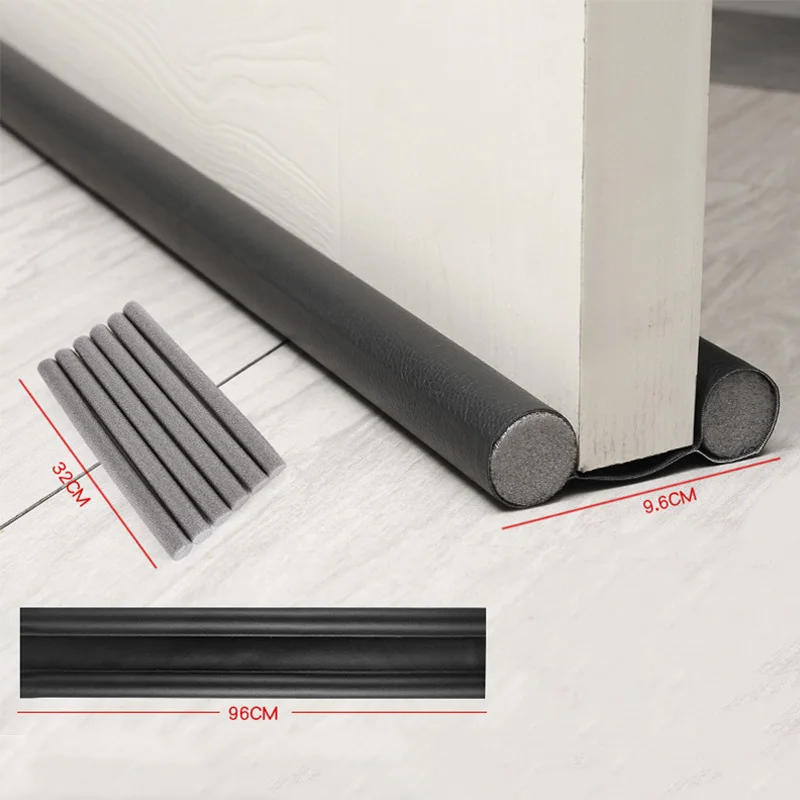 Description Picture 6 of itemDouble Side Door Bottom Seal Strip Flexible Wind Noise Reduction Stopper Under Door Sealing Blocker Guard Sealer Prevent Insects