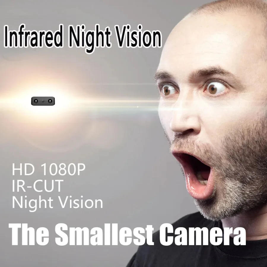 Description Picture 2 of item1080P HD Mini Camara Espia Built-in Battery Security Small Keychain Camera IR Night Vision DVR Motion Detection Video Recorder